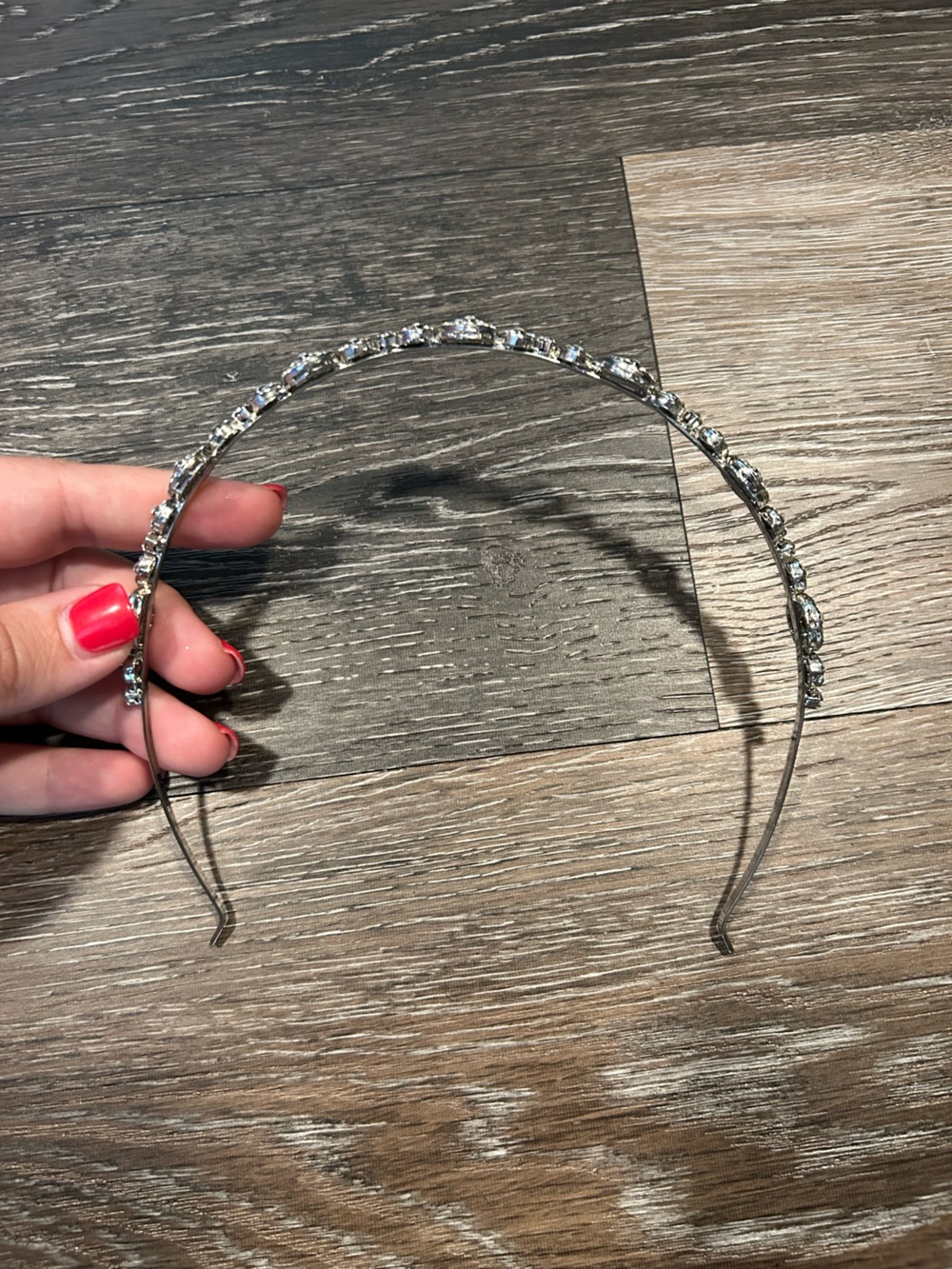 STUNNING Crystal Embellished Silver Headband - Elegant Women's Hair Accessory